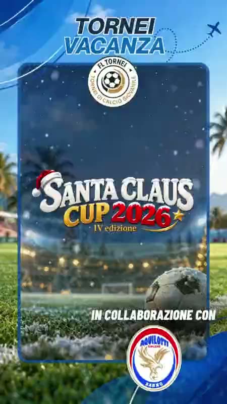 Video annuncio della Santa Claus Cup 2026, torneo vacanza FL Tornei