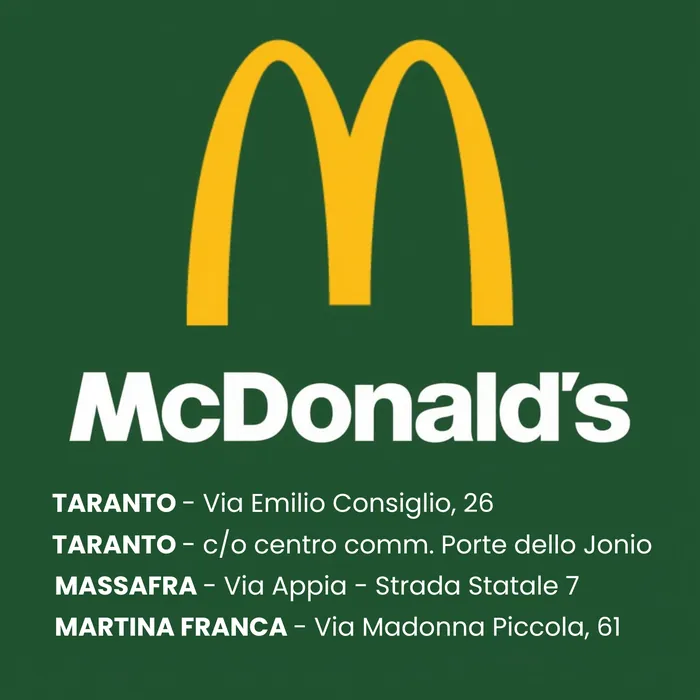Logo McDonald's, partner di FL Tornei